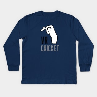 VR Cricket Merch Kids Long Sleeve T-Shirt